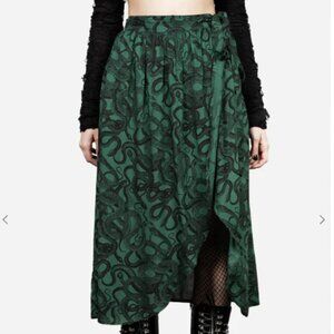Disturbia Ophidia Wrap Skirt